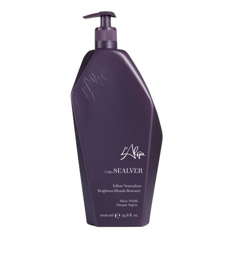 L'Alga Sealver Mask maska s fialovými pigmenty pro blond, melírované a šedé vlasy