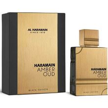 Al Haramain Amber Oud Black Edition dárková sada unisex parfémovaná voda 150 ml + plnitelný rozprašovač parfému