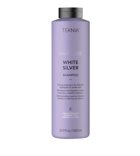 Lakme Teknia White Silver Shampoo neutralizační šampon pro blond, melírované a bílé vlasy