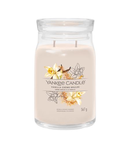 Yankee Candle Vanilla Creme Brulee signature svíčka velká 567 g