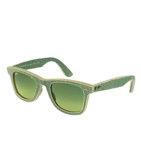 Ray-Ban RB2140 WAYFARER DEMIN sluneční brýle unisex 50x22x145 mm zelená