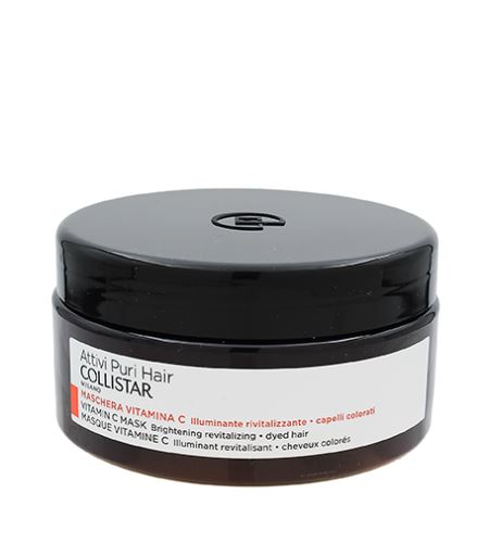 Collistar Attivi Puri Hair Vitamin C rozjasňující maska pro barvené vlasy s vitaminem C 200 ml