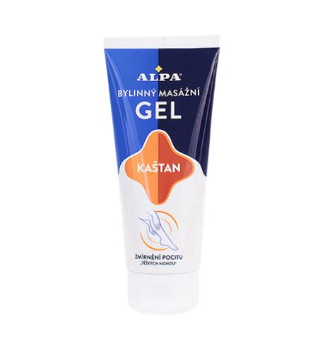 Alpa Chestnut bylinný masážní gel 100 ml