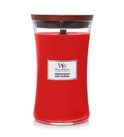 WoodWick Crimson Berries vonná svíčka s dřevěným knotem 609,5 g