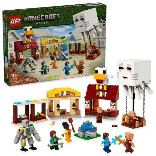 LEGO® Minecraft® 21273 Balón v podobě ďasa a útok na vesnici