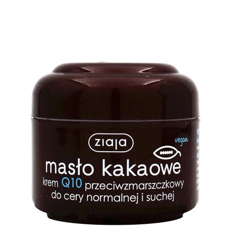 Ziaja Cocoa Butter krém proti vráskám s Q10 pro normální a suchou pleť 50 ml