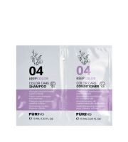 PURING 04 Keepcolor Color Care Shampoo + Conditioner vzorek 10+10 ml