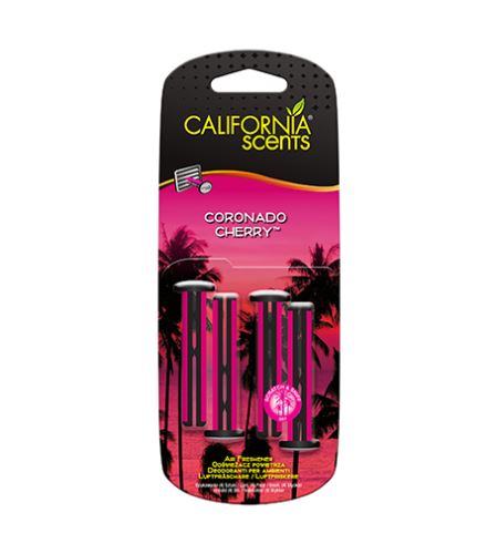 California Scents Vent Stick Coronado Cherry vůně do auta 4 ks