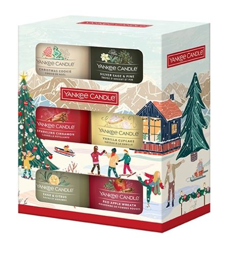 Yankee Candle Christmas Collection votivní svíčka ve skle