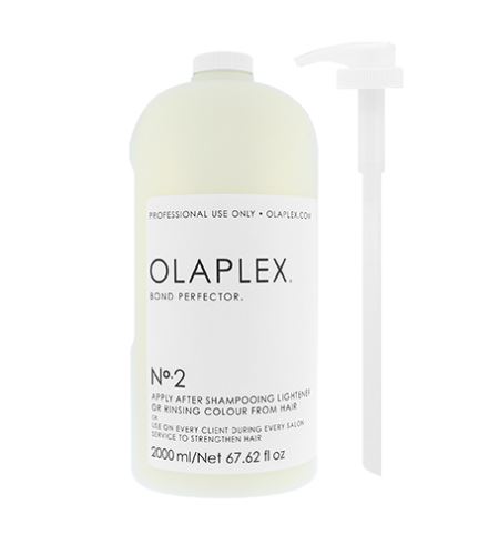 Olaplex N°2 Bond Perfector obnovující péče snižující poškození vlasů při barvení s pumpičkou 2 l