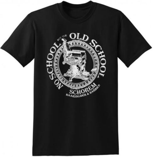 REUZEL Old School T-Shirt Black pánské triko