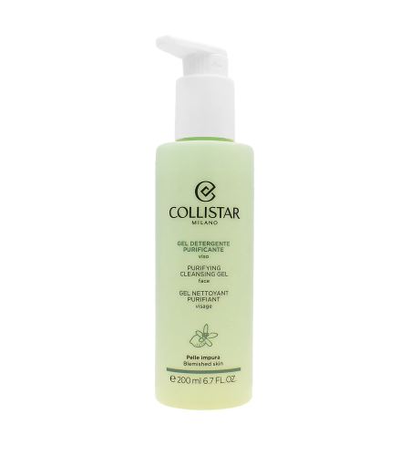 Collistar Purifying Cleansing Gel jemný čisticí gel pro pleť s nedokonalostmi 200 ml