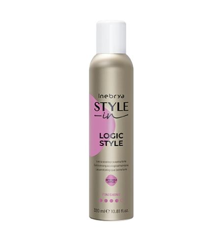 Inebrya Style-in Logic Style ekologický lak na vlasy se silnou fixací 320 ml