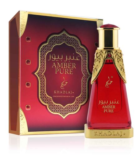 Khadlaj Amber Pure parfémovaný olej unisex 20 ml