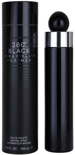 Perry Ellis 360° Black For Men toaletní voda 200 ml pro muže