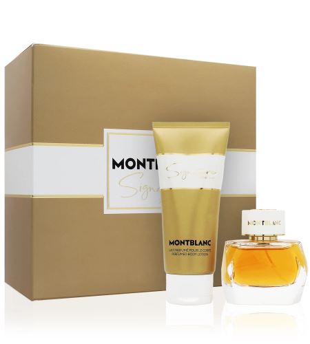 Montblanc Signature Absolue dárková sada pro ženy parfémovaná voda 50 ml + tělové mléko 100 ml