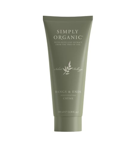 Simply Organic Bangs & Ends Defining Creme regenerační krém na konečky a ofiny 100 ml