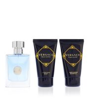 Versace Pour Homme dárková sada pro muže toaletní voda 50 ml + balzám po holení 50 ml + sprchový gel 50 ml (1)