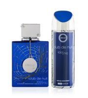 Armaf Club De Nuit Blue Iconic dárková sada pro muže parfémovaná voda 105 ml + tělový sprej 200 ml (1)