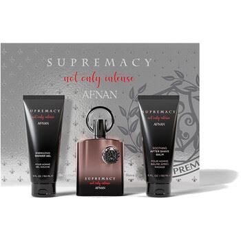 Afnan Supremacy Not Only Intense dárková sada pro muže parfémový extrakt 100 ml + sprchový gel 150 ml + balzám po holení 150 ml