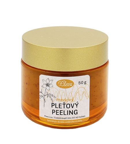 Pleva Skin Peeling With Honey medový pleťový peeling 50 g