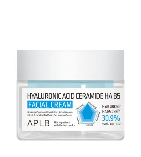 APLB Hyaluronic Acid Ceramide Ha B5 Facial Cream hydratační pleťový krém 55 ml