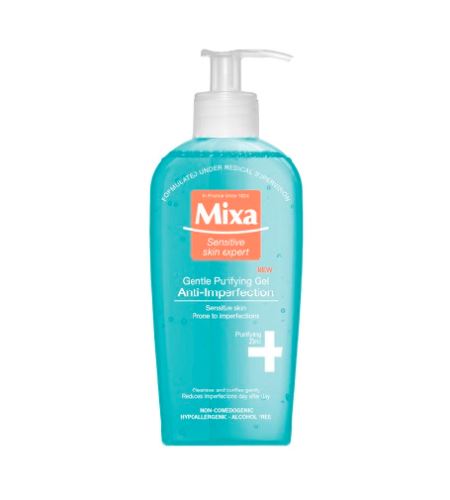 Mixa Anti-Imperfection čistící pleťový gel bez obsahu mýdla 200 ml