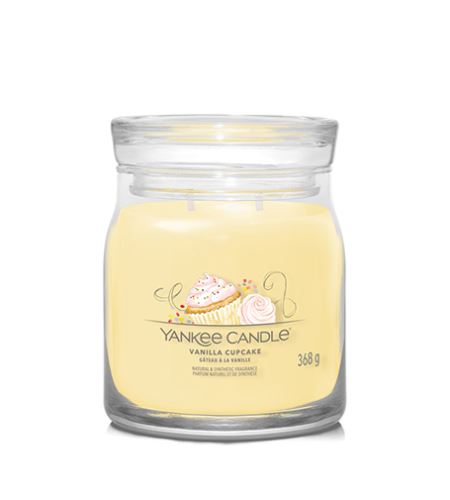 Yankee Candle Vanilla Cupcake signature svíčka střední 368 g