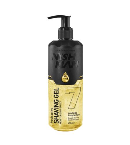 NISHMAN Shaving Gel Gold One transparentní holicí gel