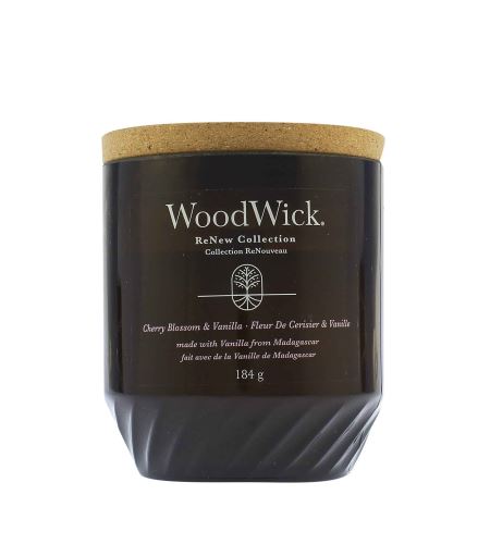 WoodWick ReNew Cherry Blossom & Vanilla svíčka střední 184 g