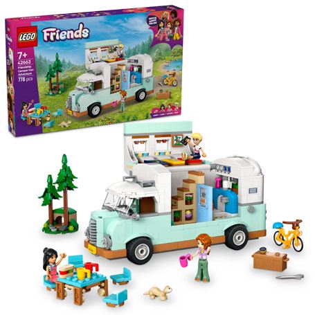 LEGO® Friends 42663 Dobrodružství s karavanem přátelství