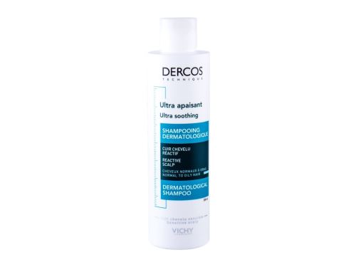 Vichy Dercos Ultra Soothing ultrazklidňující šampon pro normalní až mastné vlasy 200 ml