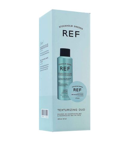 Ref Stockhom Texturizing Duo Box dárková sada Weightless Volume Refreshing Mousse 200ml + Dry Shampoo Paste N°205 85ml