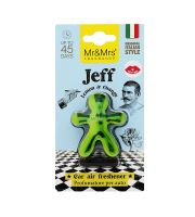 Mr&amp;Mrs Fragrance Jeff Lemon &amp; Orange vůně do auta zelená