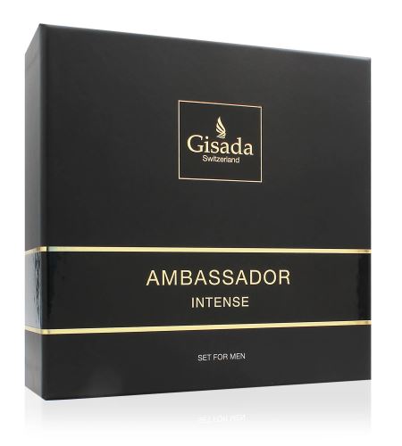 Gisada Ambassador Intense dárková sada pro muže parfémovaná voda 50 ml + sprchový gel 100 ml