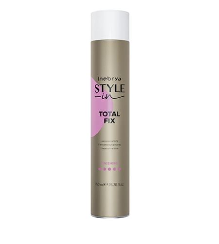 Inebrya Style-in Total Fix lak na vlasy se silnou fixací 750 ml