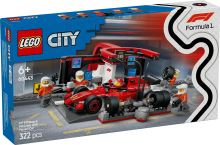 LEGO® City 60443 Zastávka v boxech F1® a personál s vozem Ferrari (2)