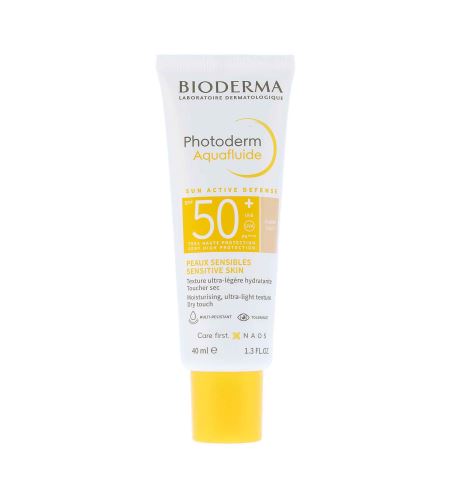 Bioderma Photoderm Aquafluide ochranný tónovaný fluid na obličej SPF 50+ Light 40 ml