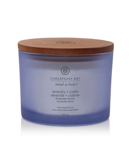Chesapeake Bay Serenity + Calm vonná svíčka se 3 knoty 312 g
