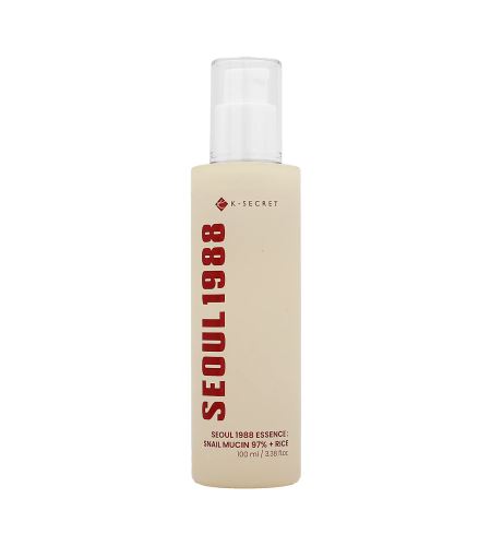 K-SECRET SEOUL 1988 Essence Snail Mucin 97% + Rice pleťová esence se šnečím mucinem a rýží 100 ml