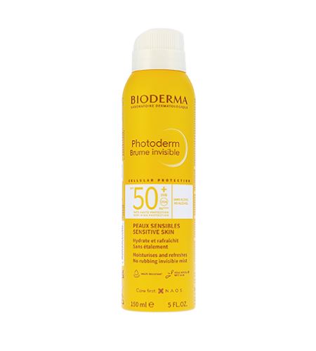 Bioderma Photoderm hydratační a osvěžující neviditelná mlha na opalování SPF 50+ 150 ml