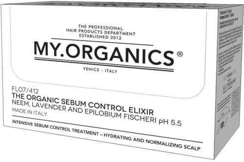 MY.ORGANICS The Organic Sebum Control Elixir Neem, Lavender And Epilobium Fischeri 12 Vials