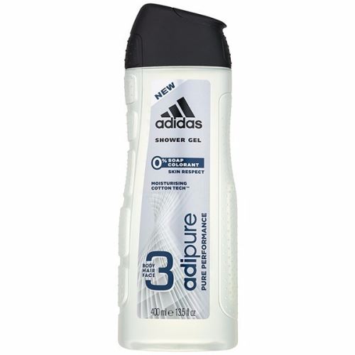 Adidas Adipure 3in1 sprchový gel 400 ml pro muže
