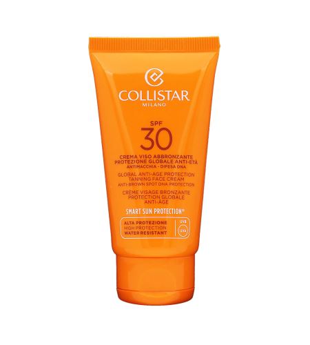 Collistar Global Anti-Age Protection krém na opalování proti stárnutí pleti SPF 30 50 ml
