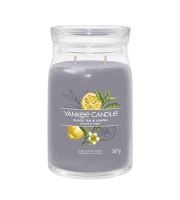 Yankee Candle Black Tea &amp; Lemon signature svíčka velká 567 g