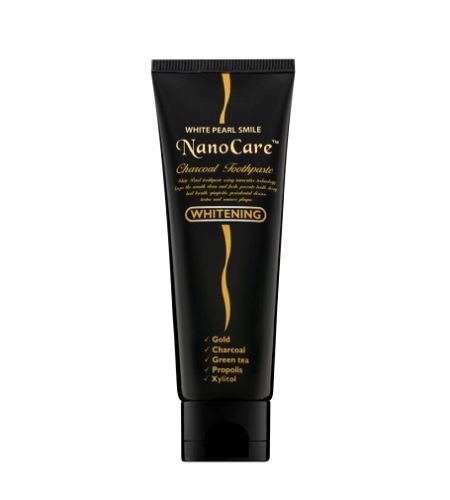 White Pearl NanoCare Whitening zubní pasta s nanočásticemi zlata a aktivního uhlí 100 g