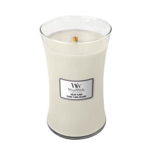 WoodWick Solar Ylang vonná svíčka s dřevěným knotem 609,5 g