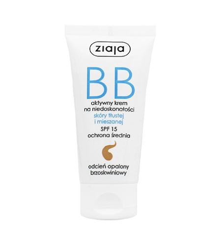 Ziaja BB Cream Oily & Combination Skin BB krém pro mastnou a smíšenou pleť SPF 15 50ml