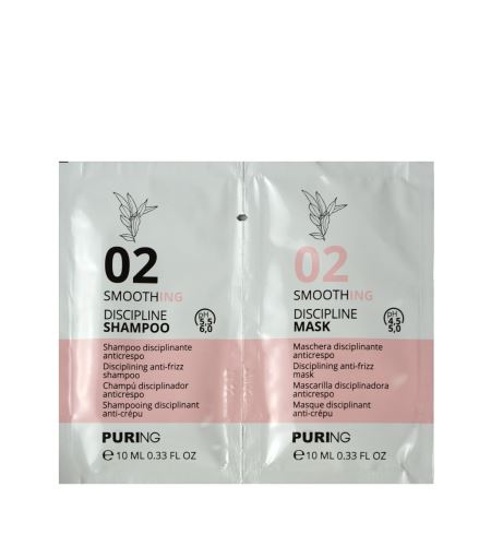 PURING 02 Smoothing Discipline Shampoo + Mask vzorek 10+10 ml
