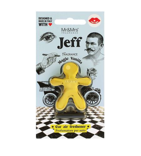 Mr&Mrs Fragrance Jeff Magic Vanilla vůně do auta zlatá